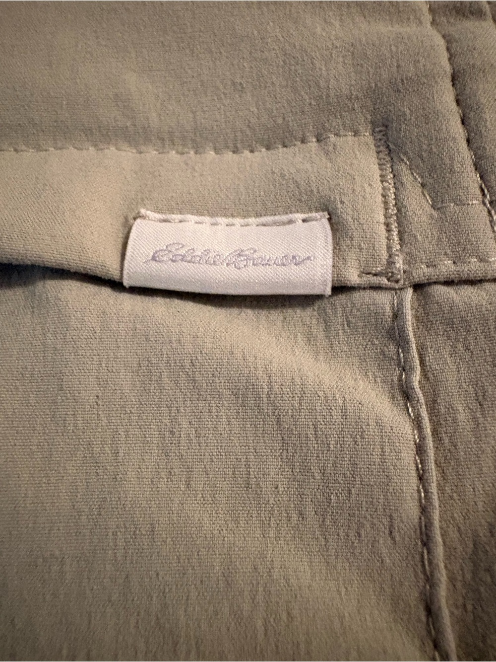 Eddie Bauer Travex Voyager Travel Blazer Jacket Tan Beige - Size 10 - Picture 3 of 5